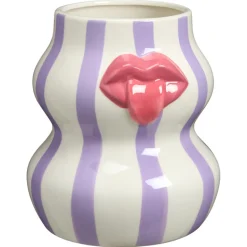 Vaas Lip Gestreept
