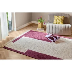 Vloerkleed Ruby Bordeaux - 160x230 Cm