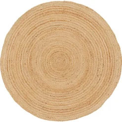 Vloerkleed Solis Naturel - Ø 100 Cm