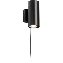 Wandlamp Alpan Zwart